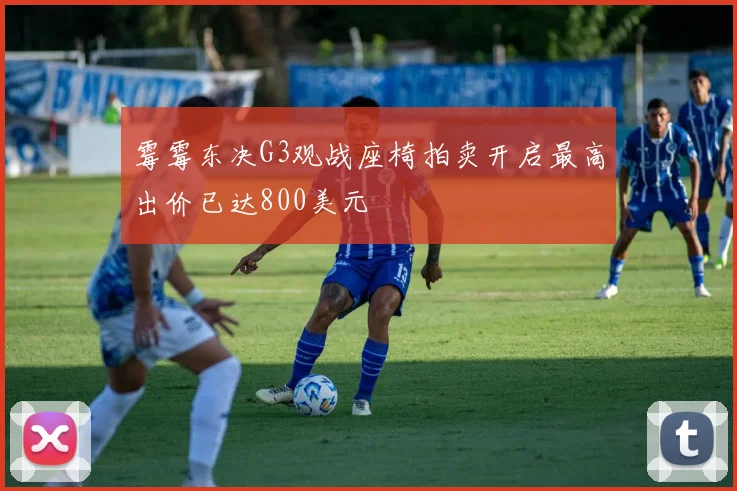 霉霉东决G3观战座椅拍卖开启最高出价已达800美元